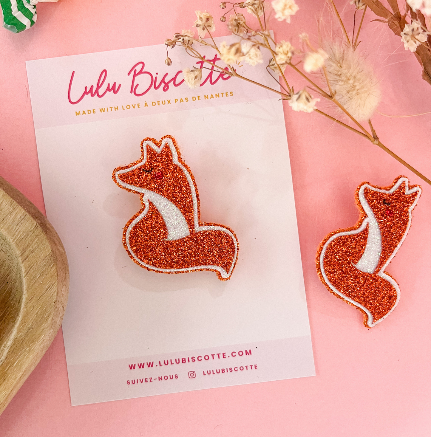 Broche pailletée "ROX"