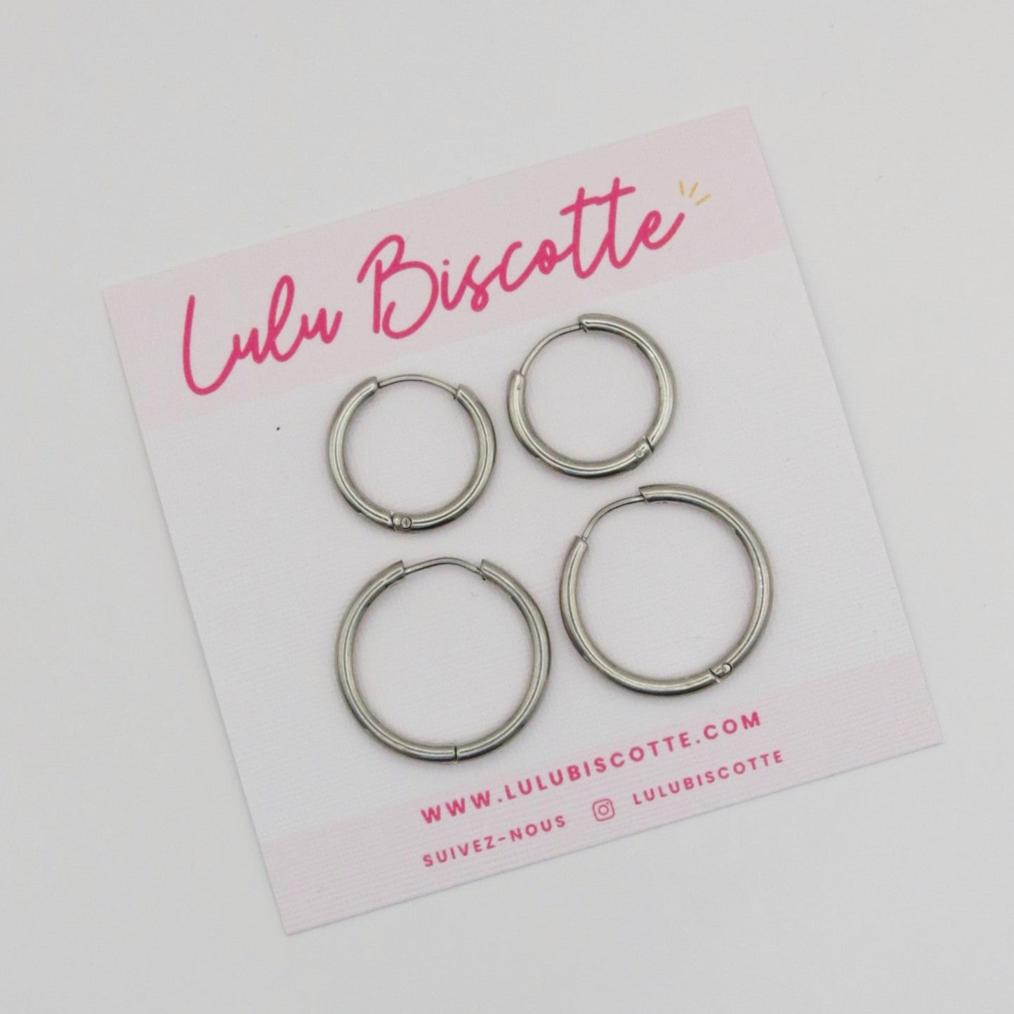 Créoles "Composez vos bijoux" - Argent