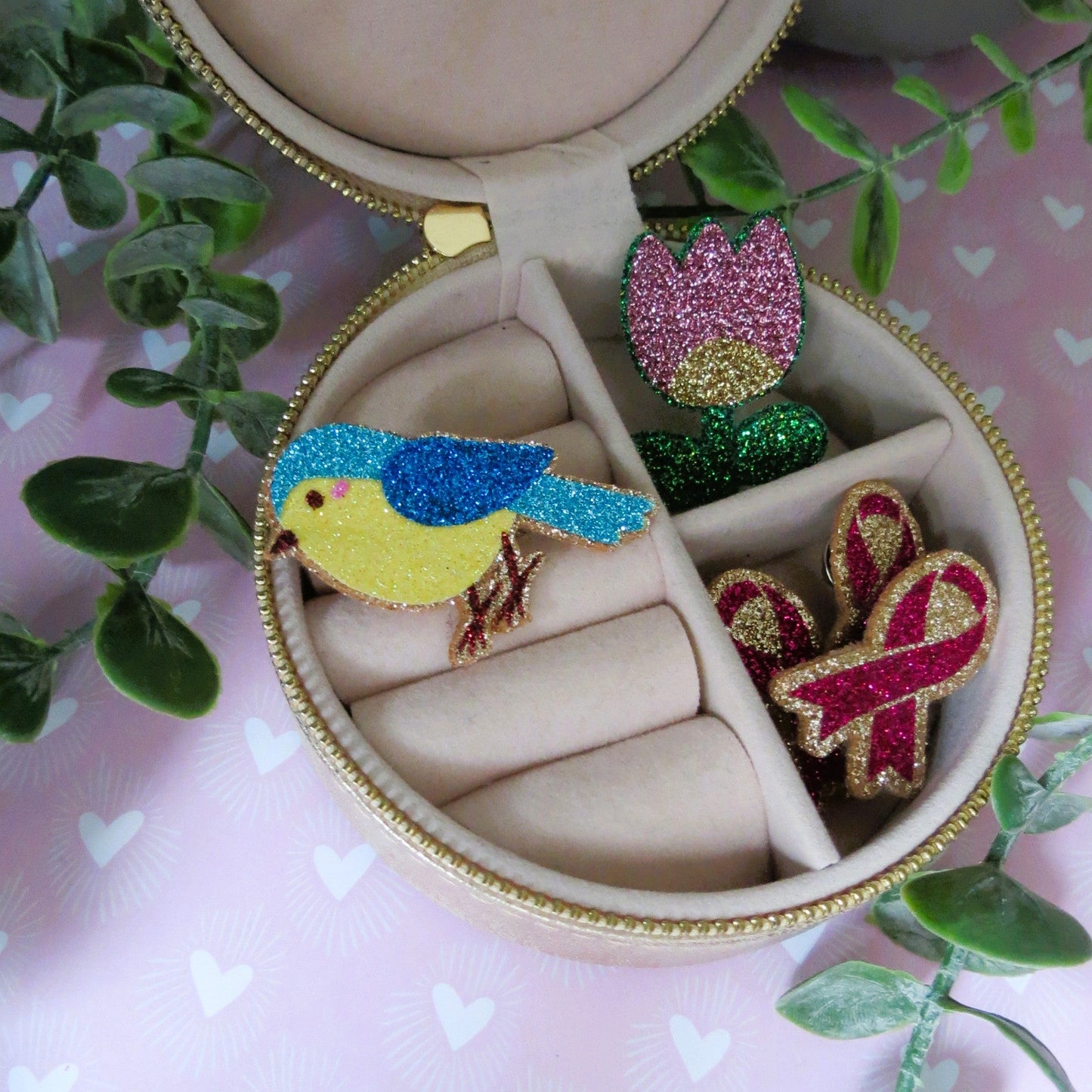 Broche pailletée "SOLANGE"