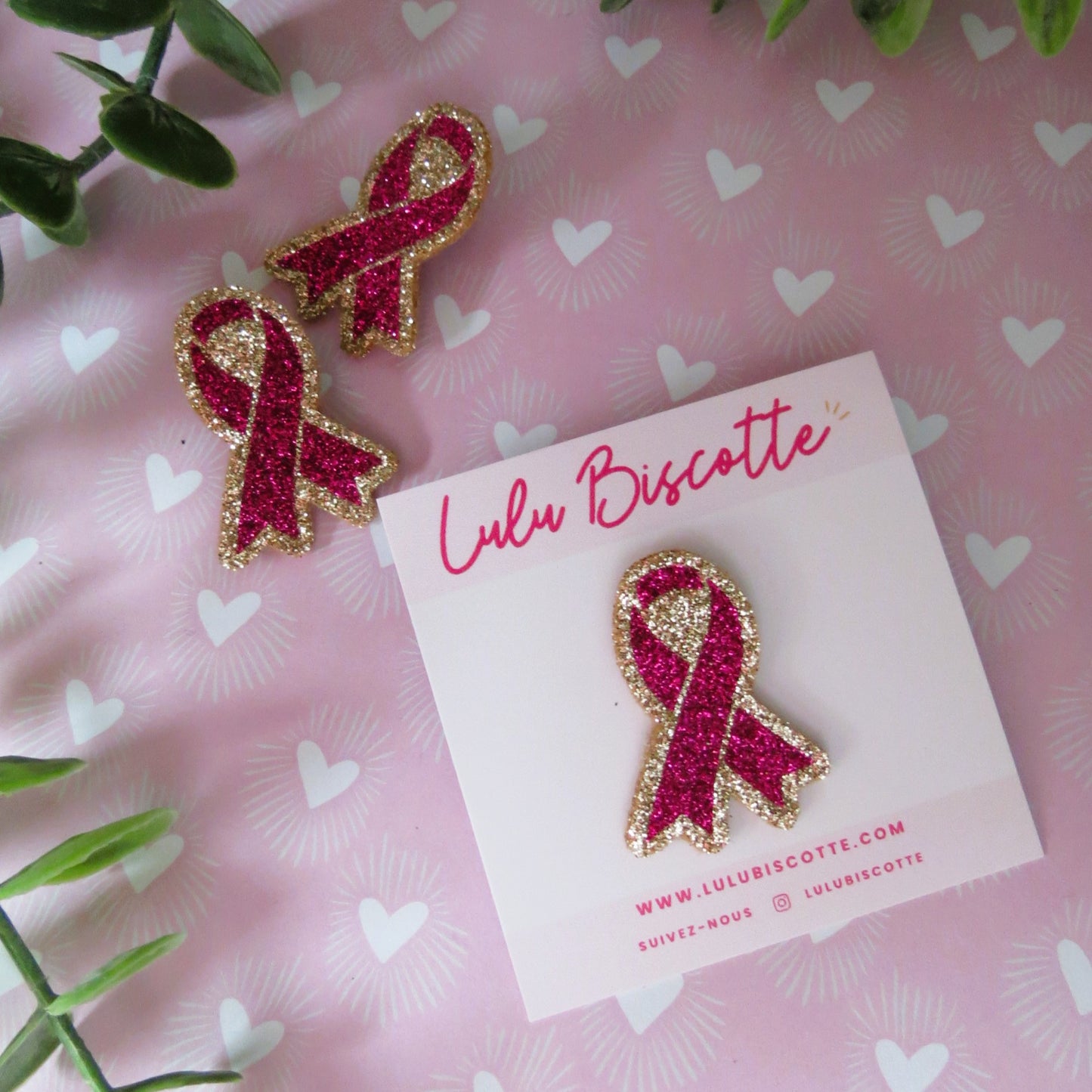 Pin's pailleté RUBAN