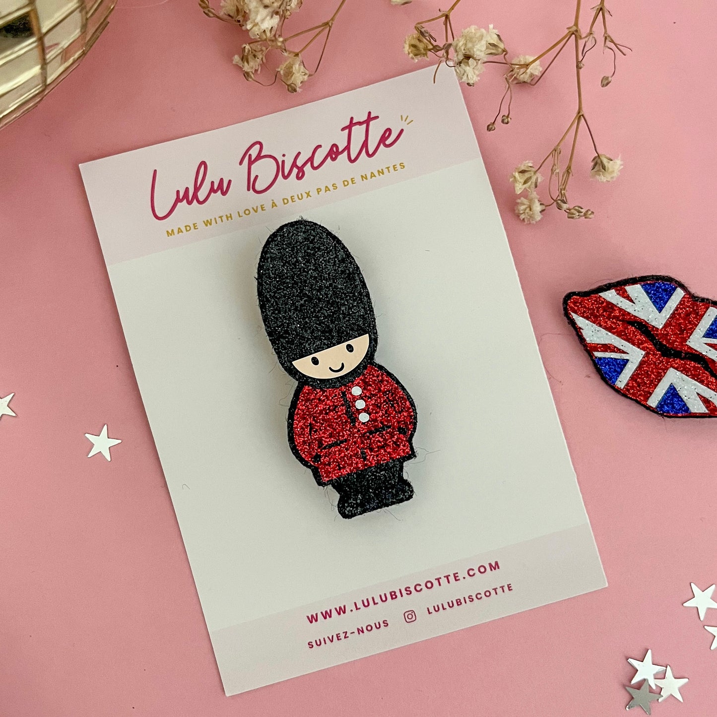 Broche pailletée "CHARLY"