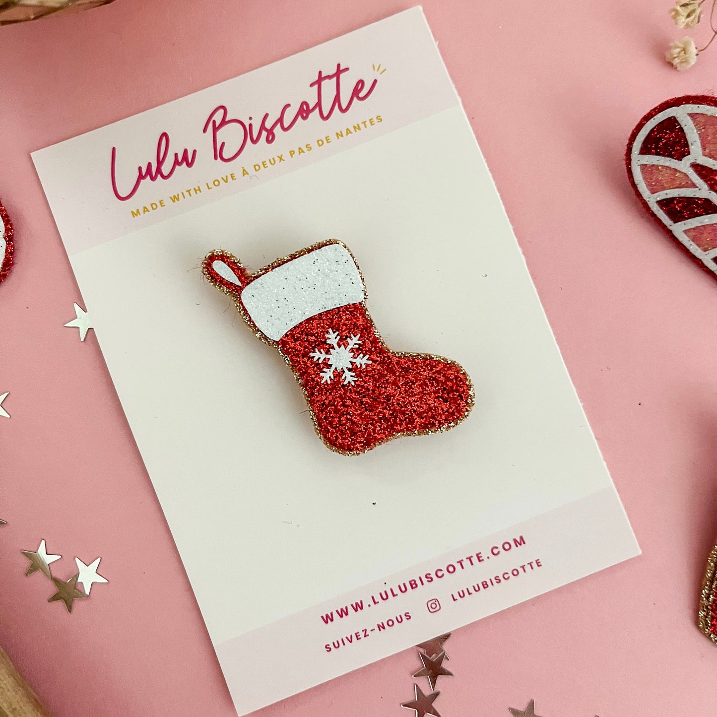 Broche pailletée "ASHLEY"