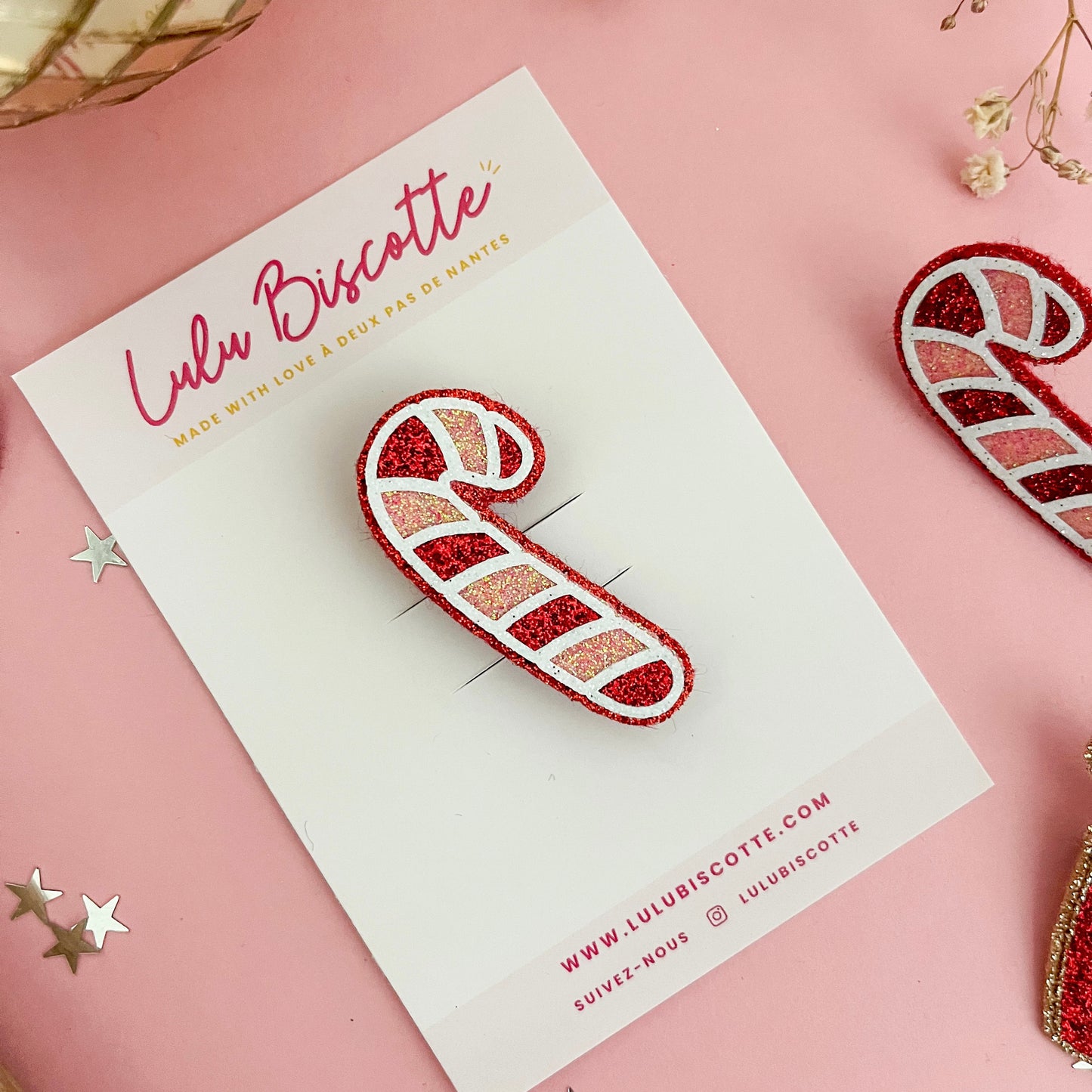 Broche pailletée "CANDY"