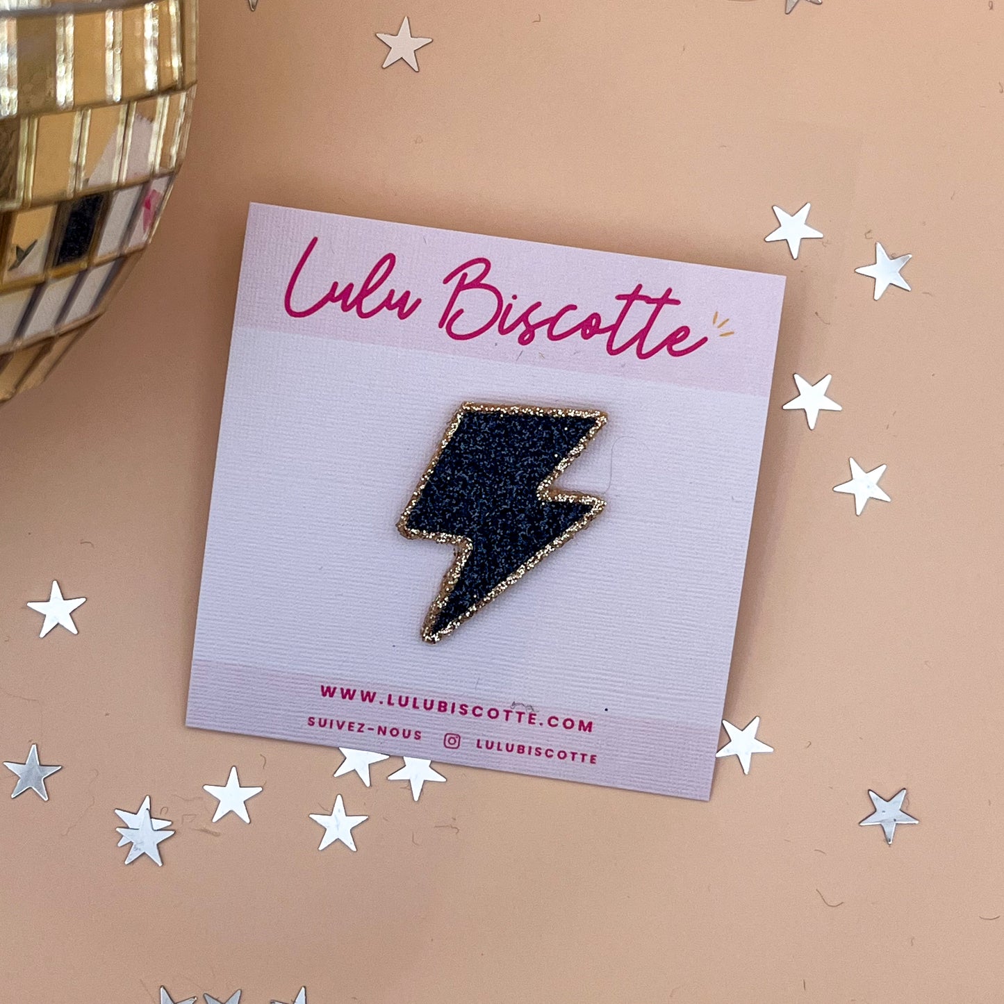 Pin's pailleté ECLAIR