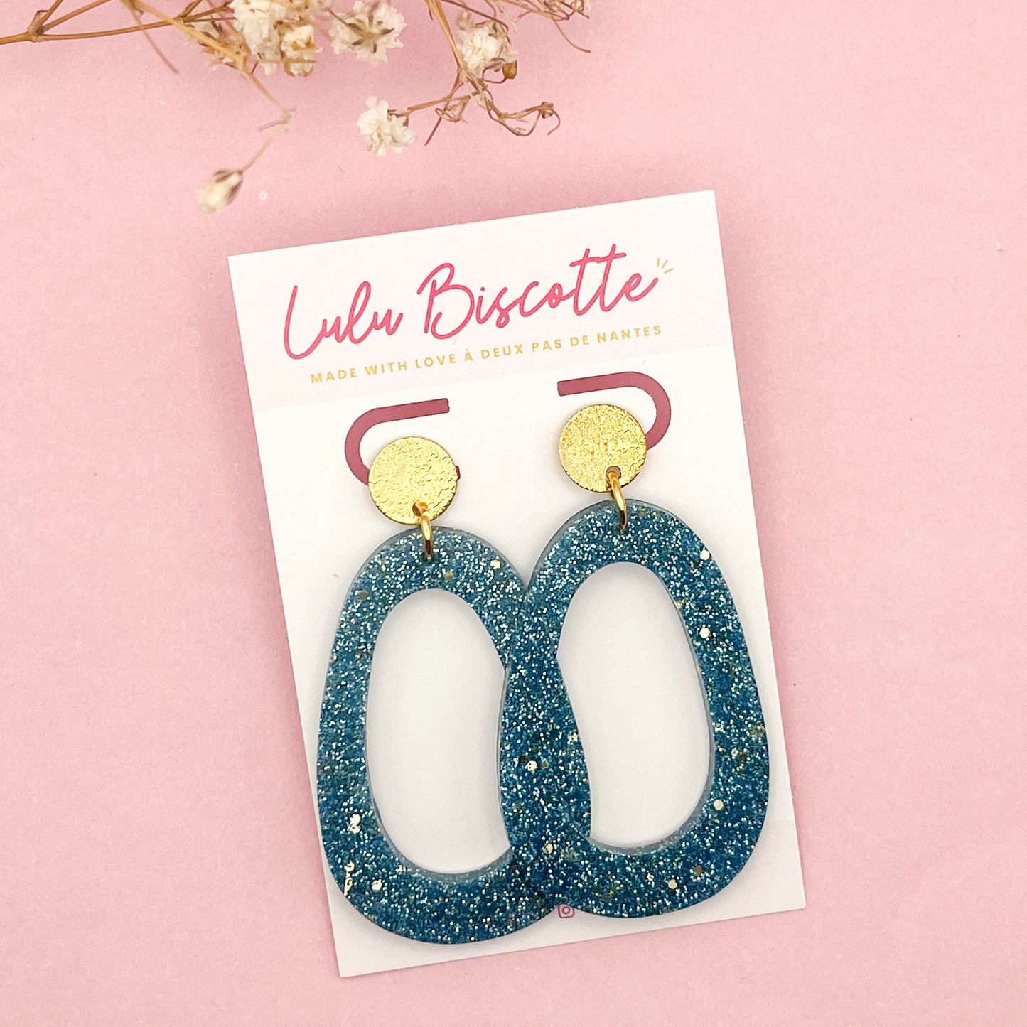 Boucles d'Oreilles LILA - Azur