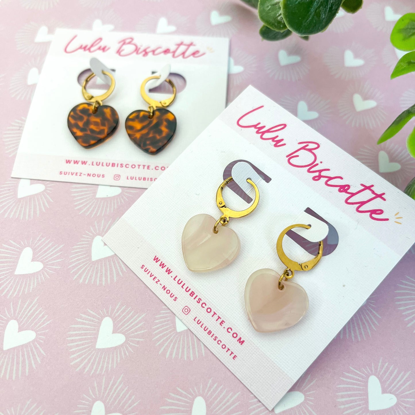 Boucles d’oreilles "NICOLE" - Léopard