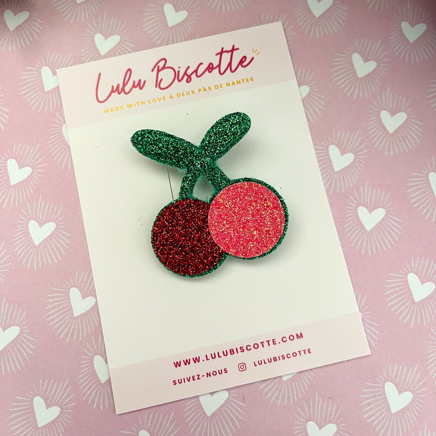 Broche pailletée "DENISE"