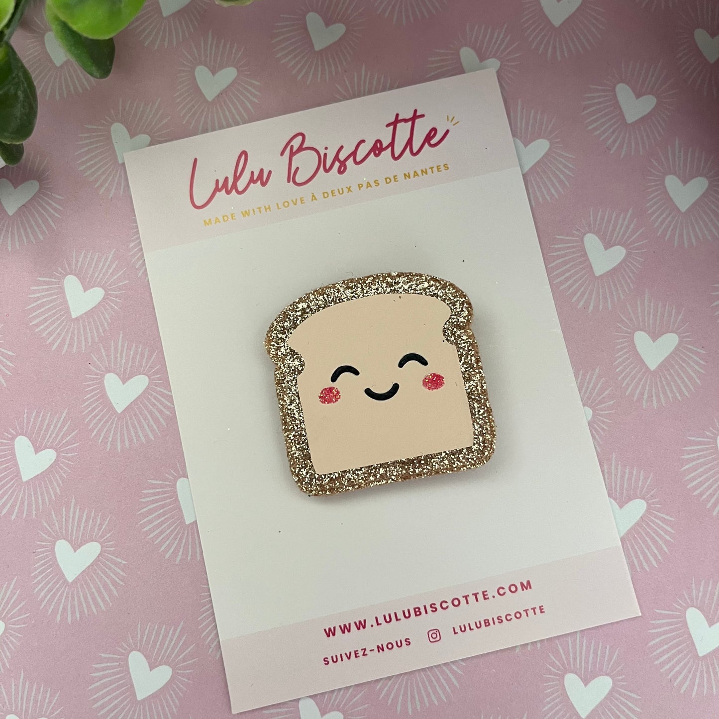 Broche pailletée "RICO"