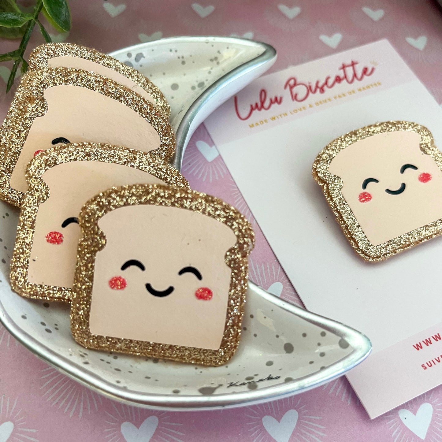 Broche pailletée "RICO"