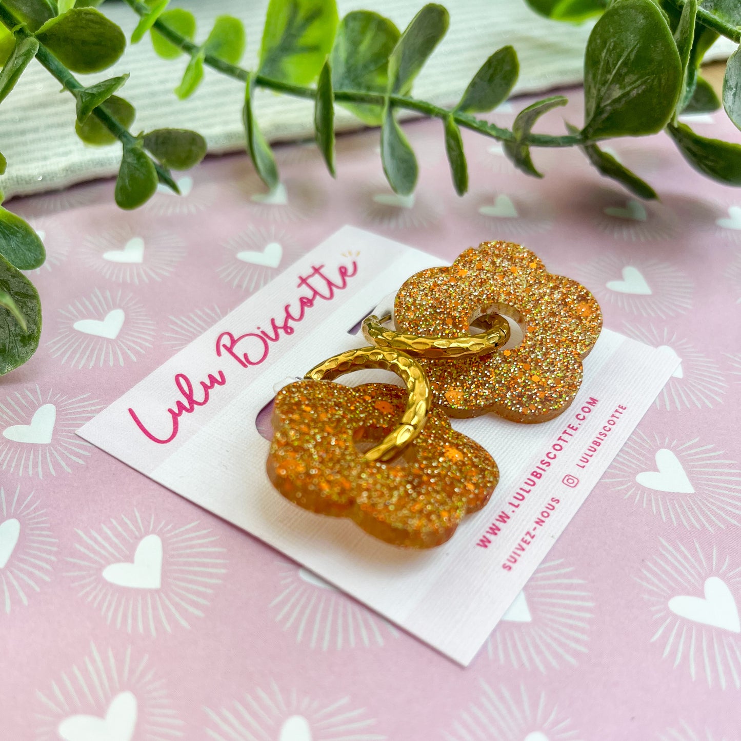 Créoles Maxi CHLOE - Soleil