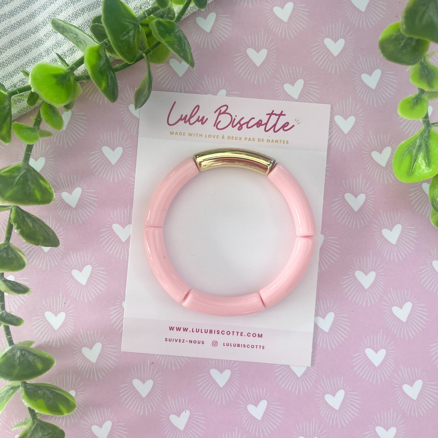 Bracelet JEANNE - Rose