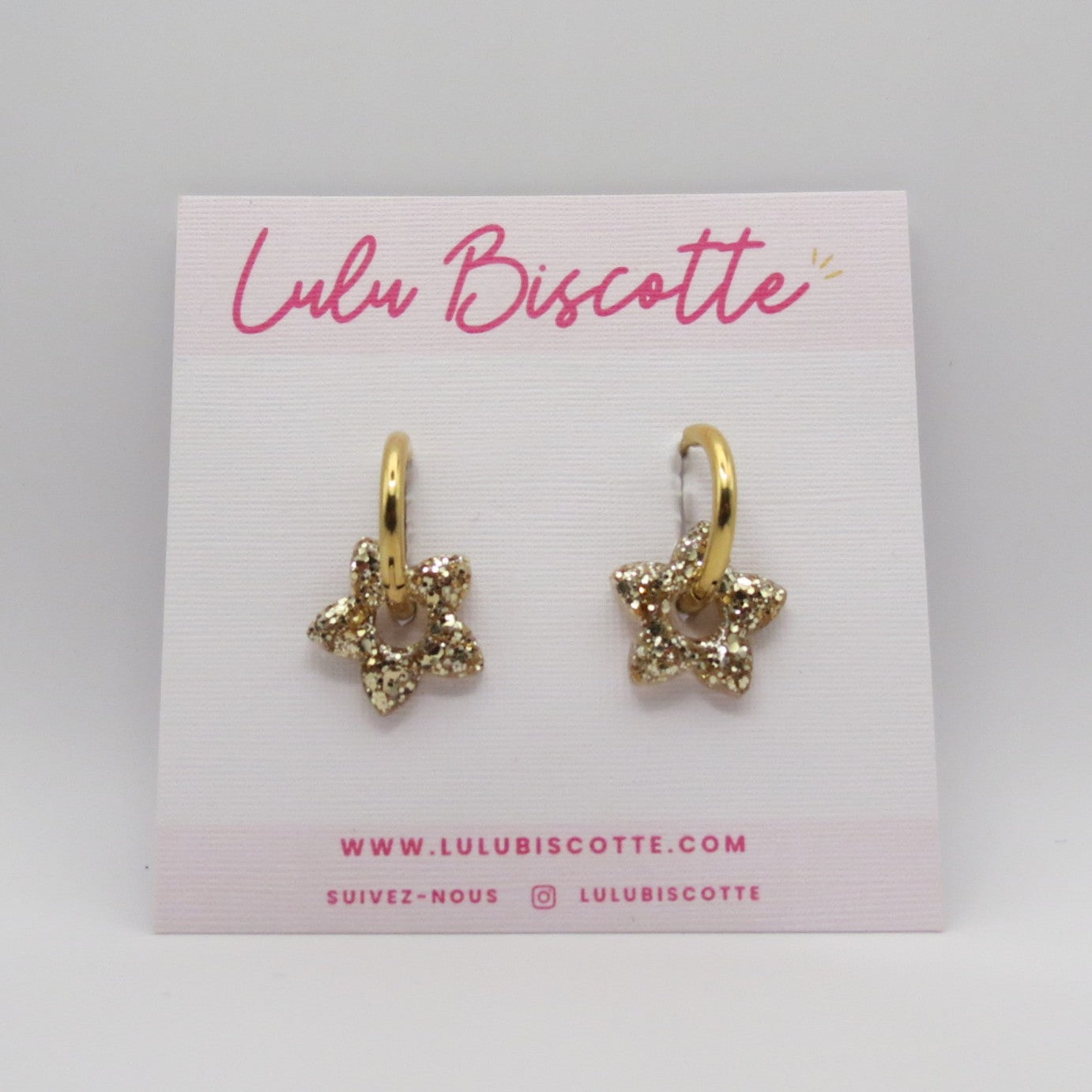 Créoles Mini TYA - Champagne