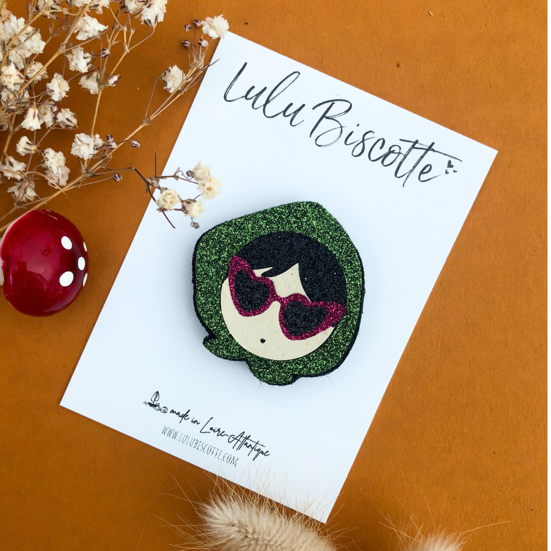 Broche pailletée "GRACE"