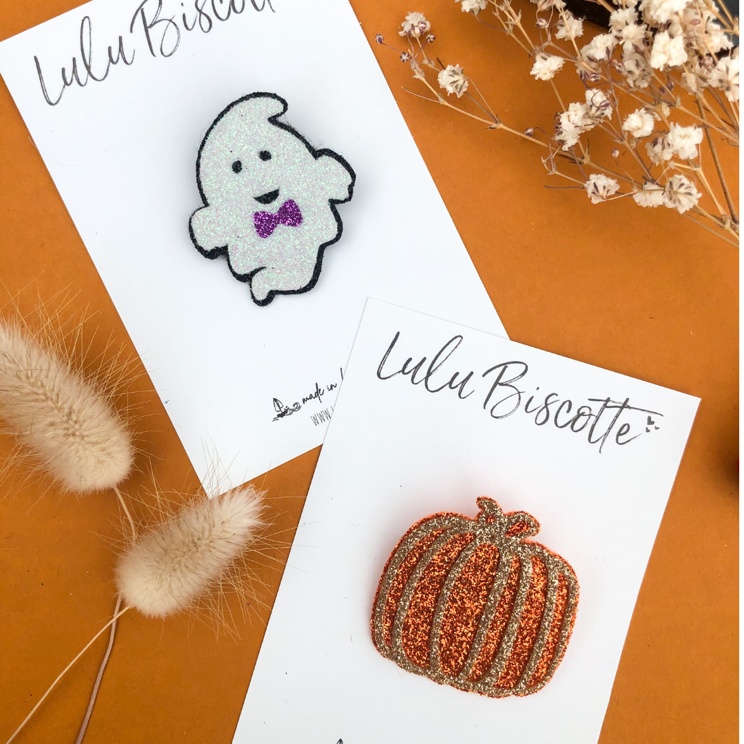 Broche pailletée "SNAP"
