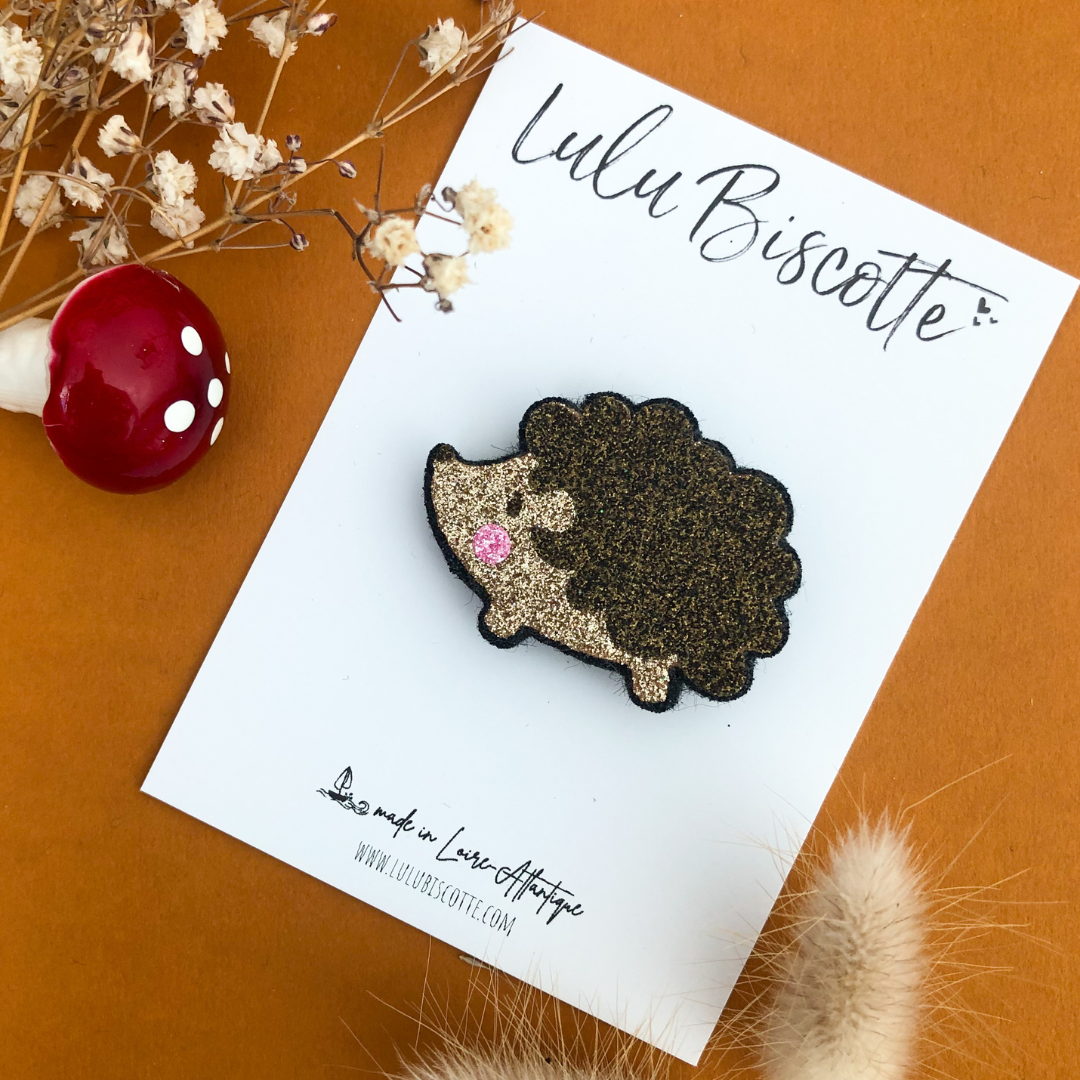 Broche pailletée "LOUISON"
