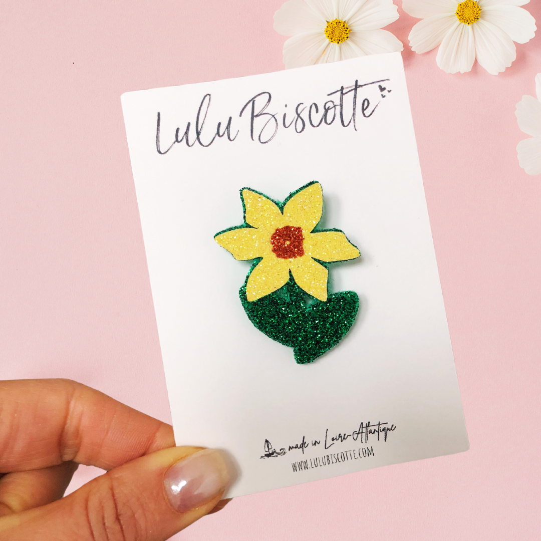 Broche pailletée "BERTILLE"