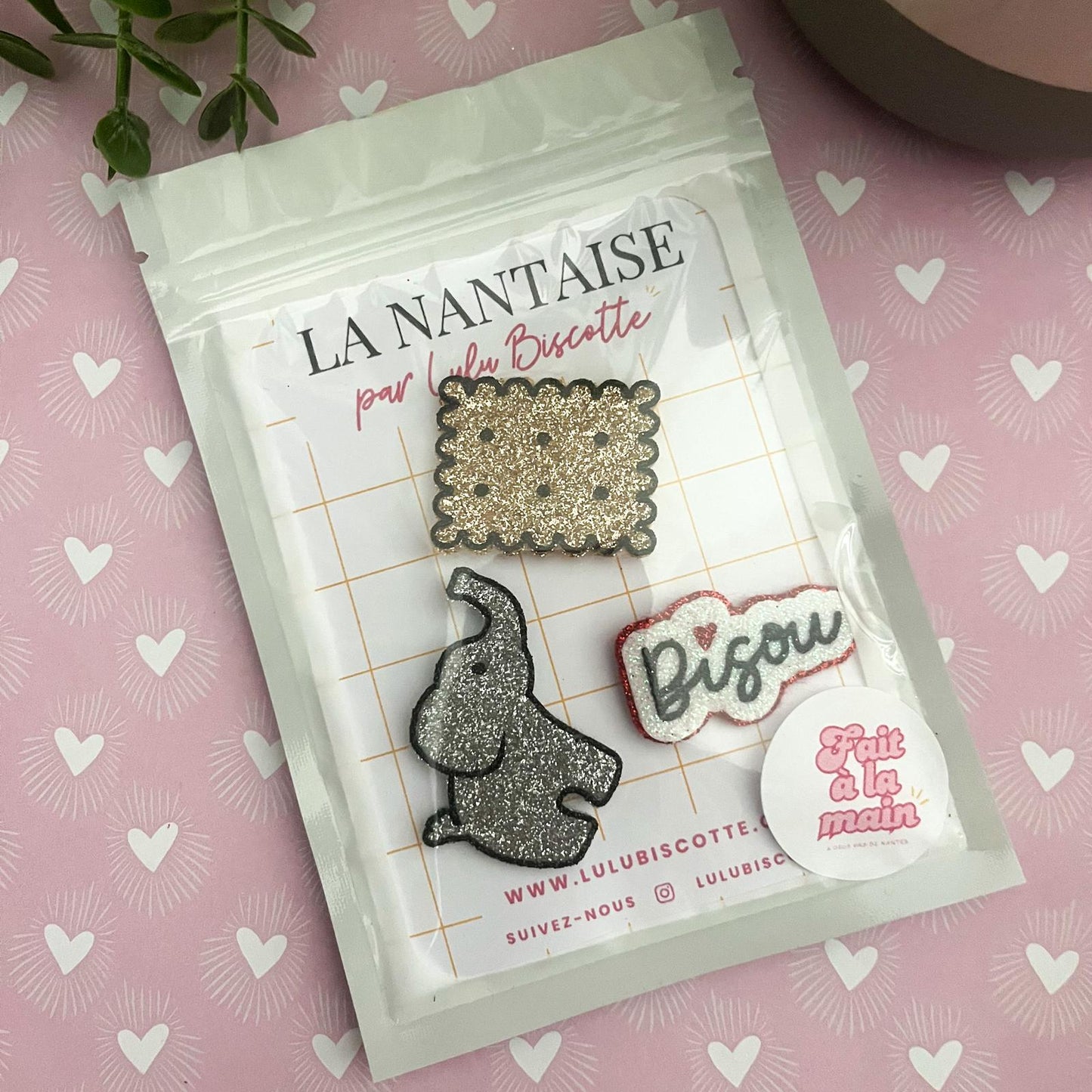 Trio de pin's "LA NANTAISE"