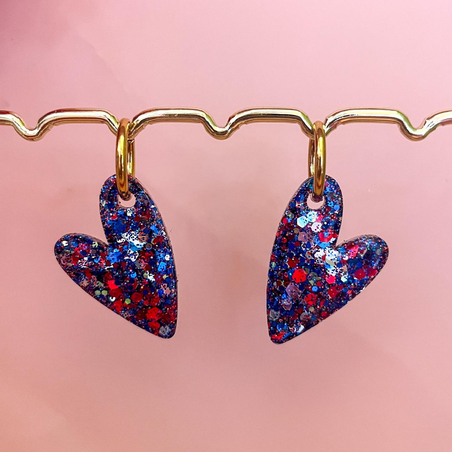 Pampilles MADO Paillettes - Bleu/Rouge/Argent (Copie)