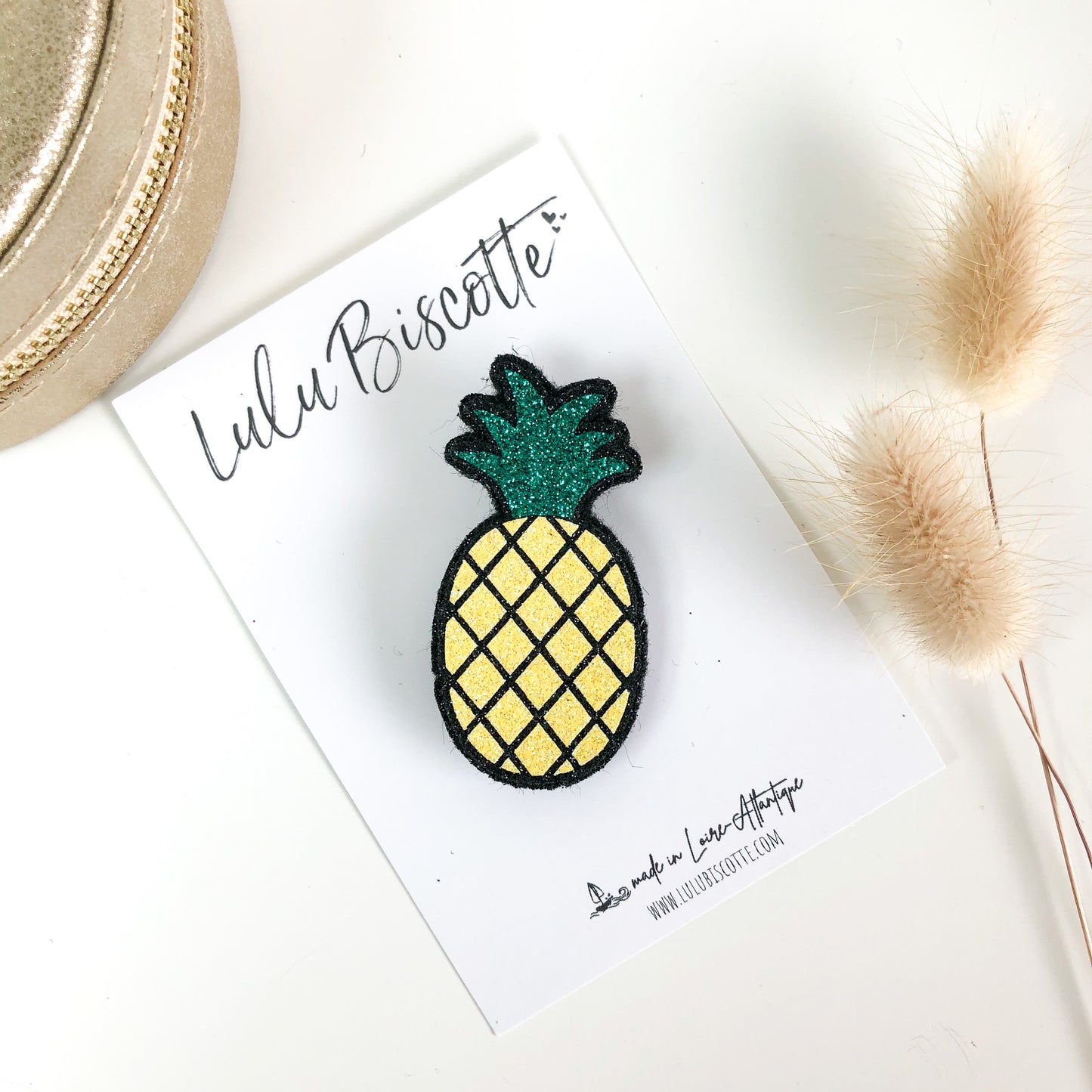 Broche pailletée "Stan"