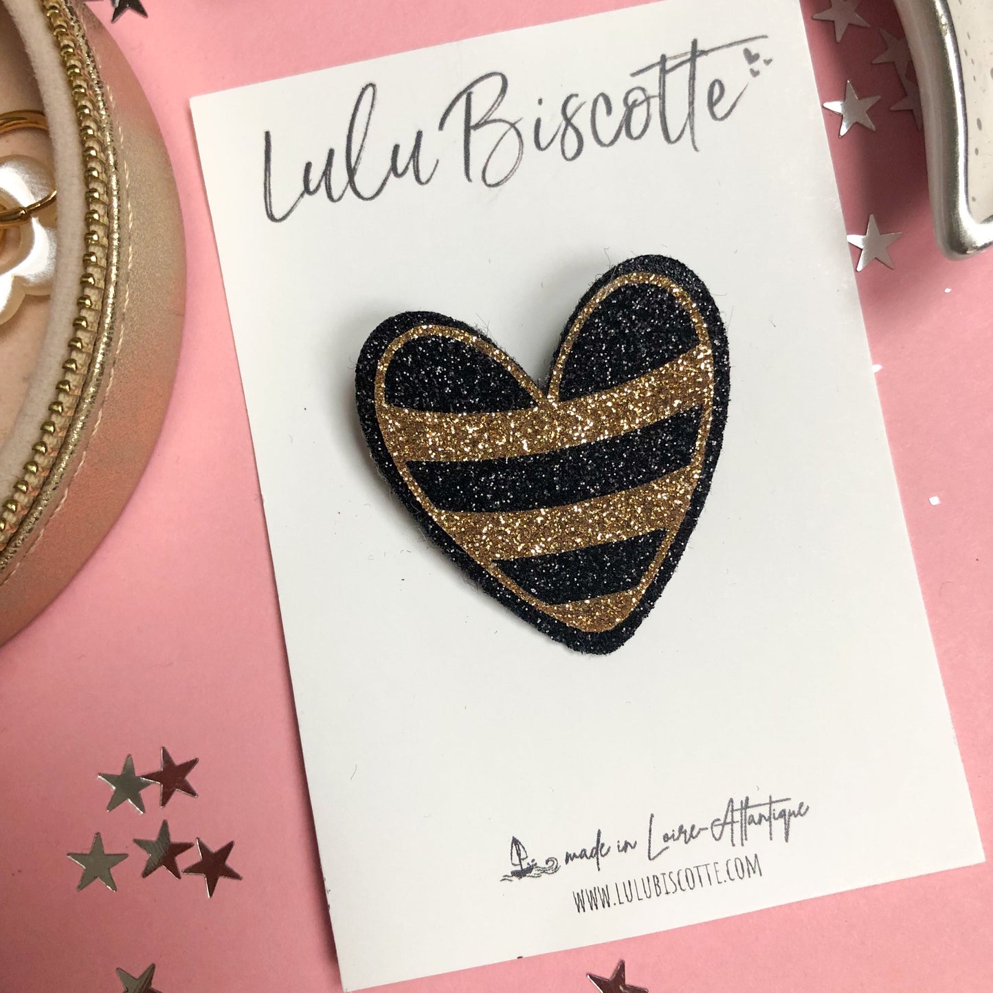 Broche pailletée "CHLOE"