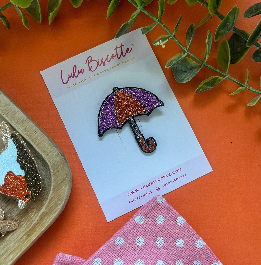 Broche pailletée 