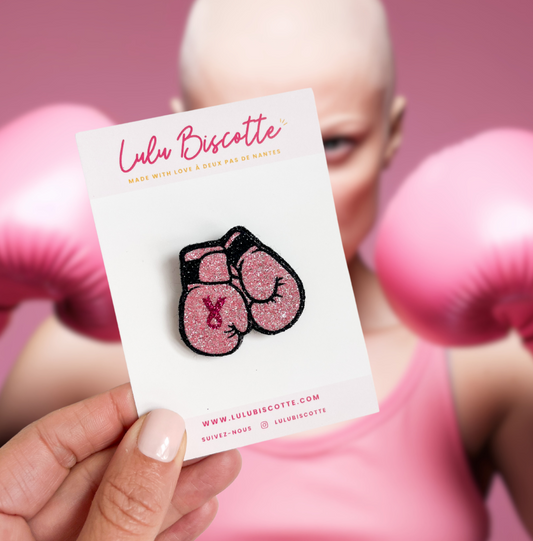 Broche pailletée "CARINE"