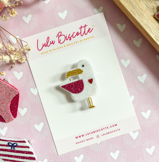 Broche pailletée "ODETTE"