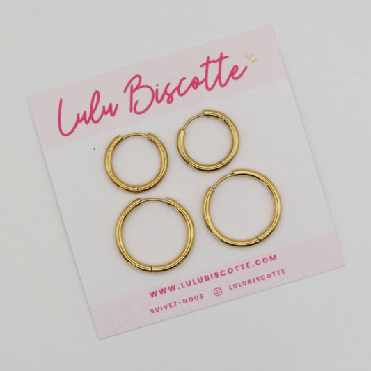 Créoles "Composez vos bijoux" - Doré