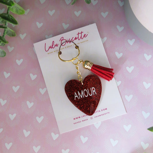 Porte-clés "AMOUR"