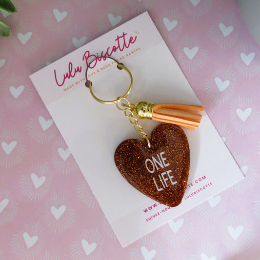 Porte-clés "ONE LIFE"