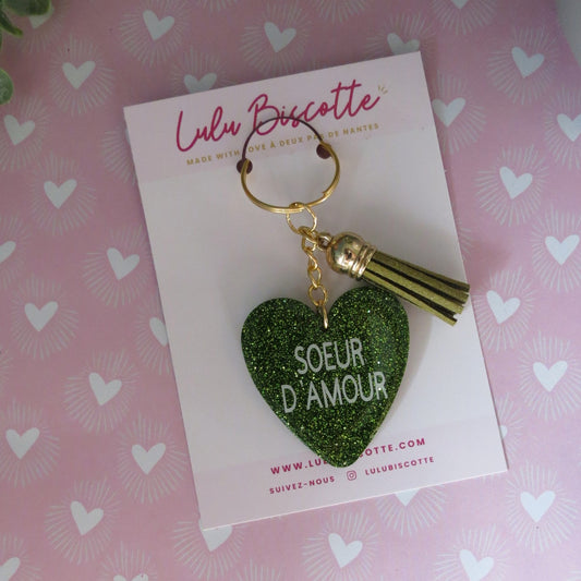 Porte-clés "SOEUR D'AMOUR"