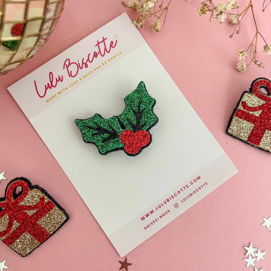 Broche pailletée "HOLY"