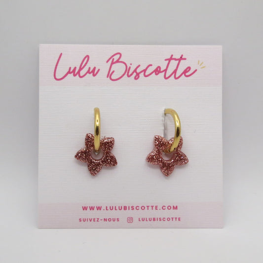Créoles Mini TYA - Rose Doré