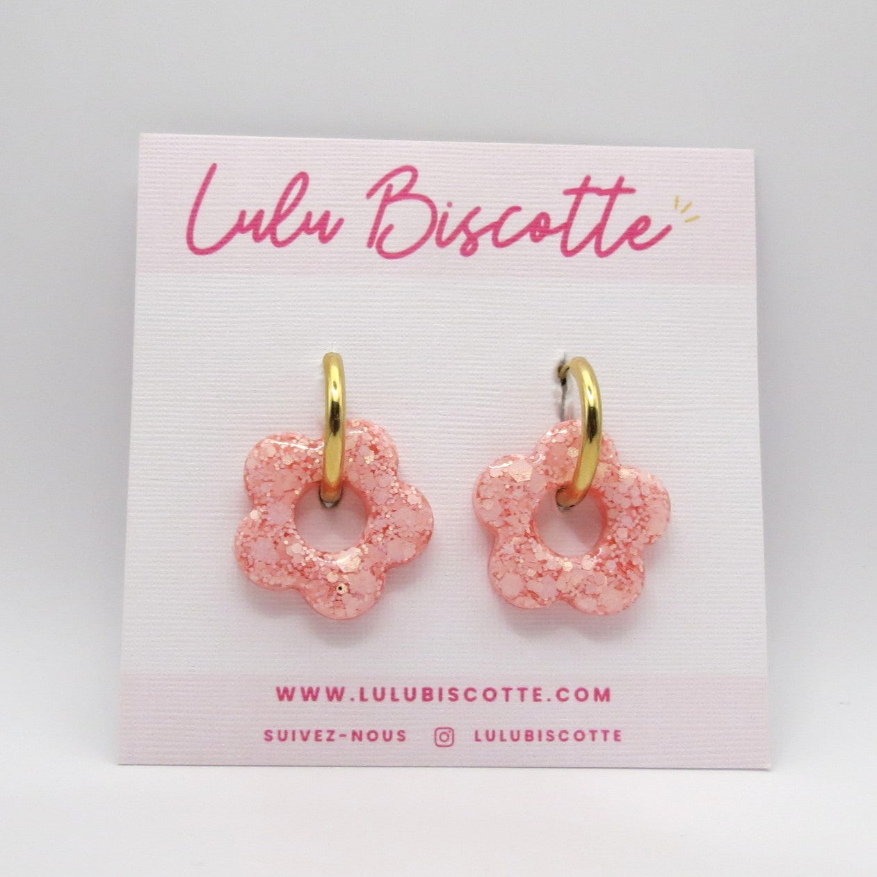 Créoles CHLOE -  Bubblegum