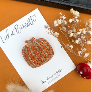 Broche pailletée 