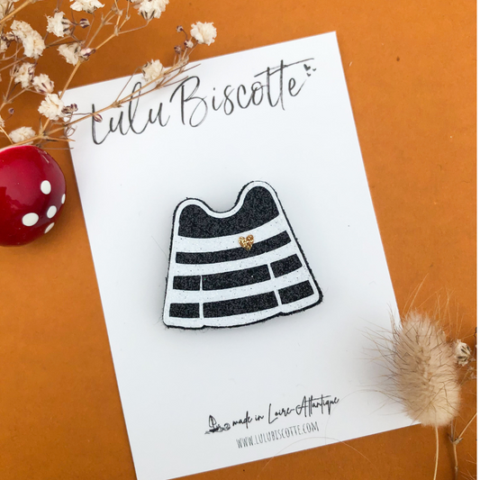 Broche pailletée "FLO"