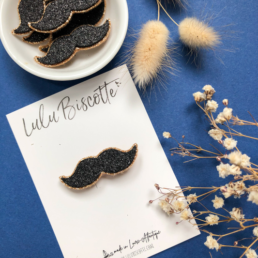 Broche pailletée "OLIV'"