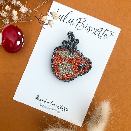 Broche pailletée "SYLVIE"