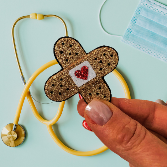 Broche pailletée "HANS"