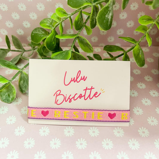 Bracelet Ruban BESTIE