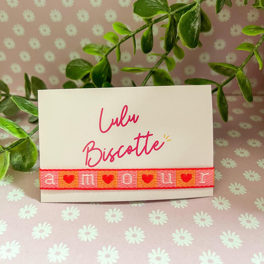 Bracelet Ruban AMOUR