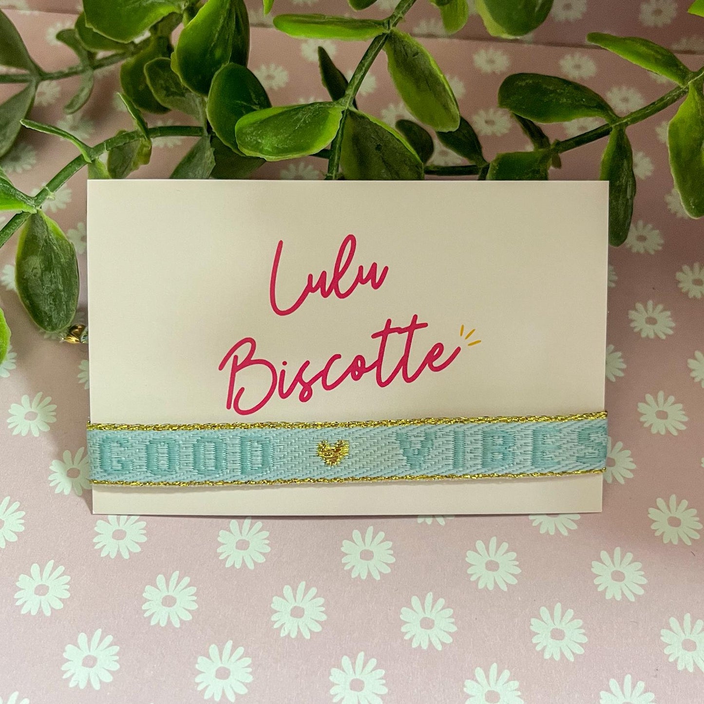 Bracelet Ruban GOOD VIBES