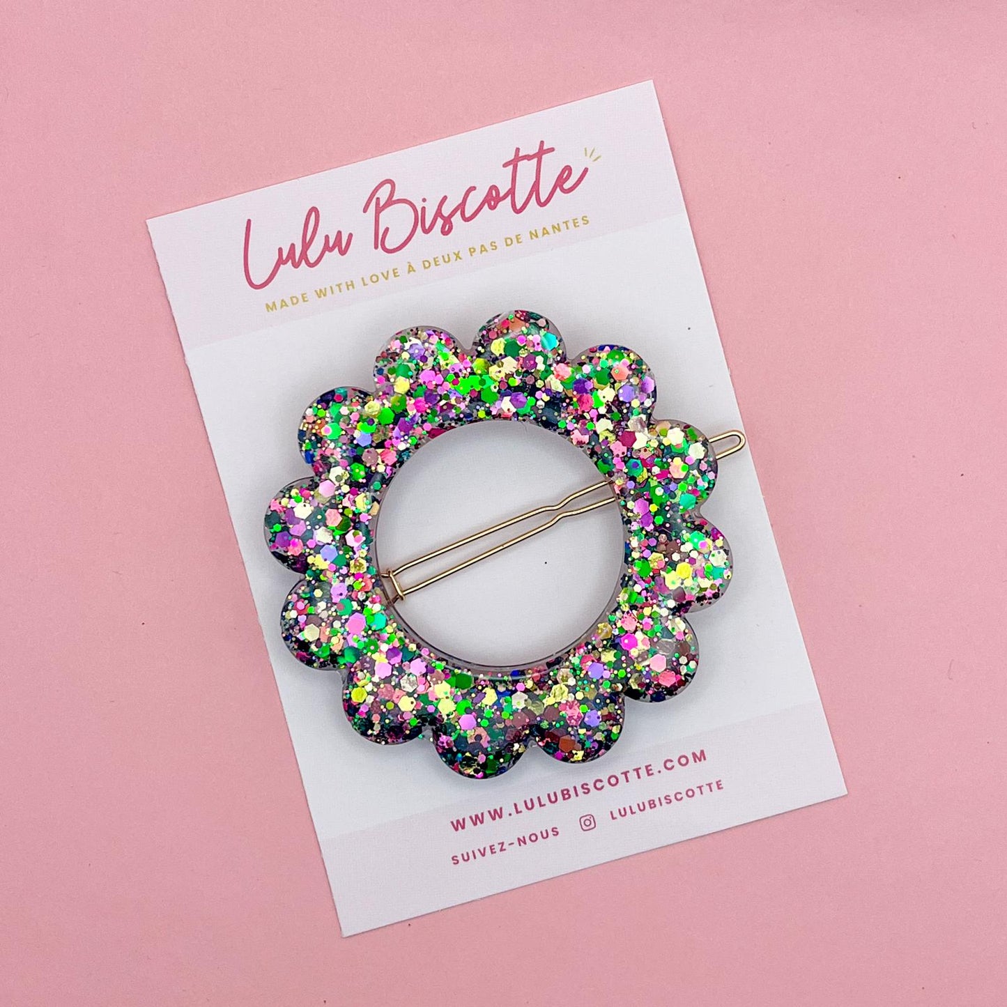 Barrette fleur ALICE - Bergen