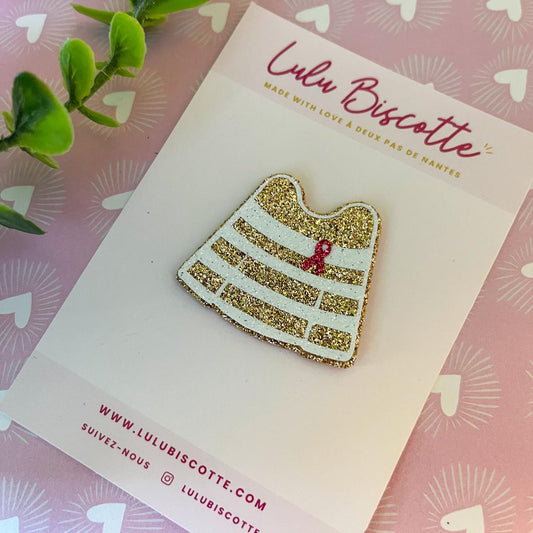 Broche pailletée "LENA"
