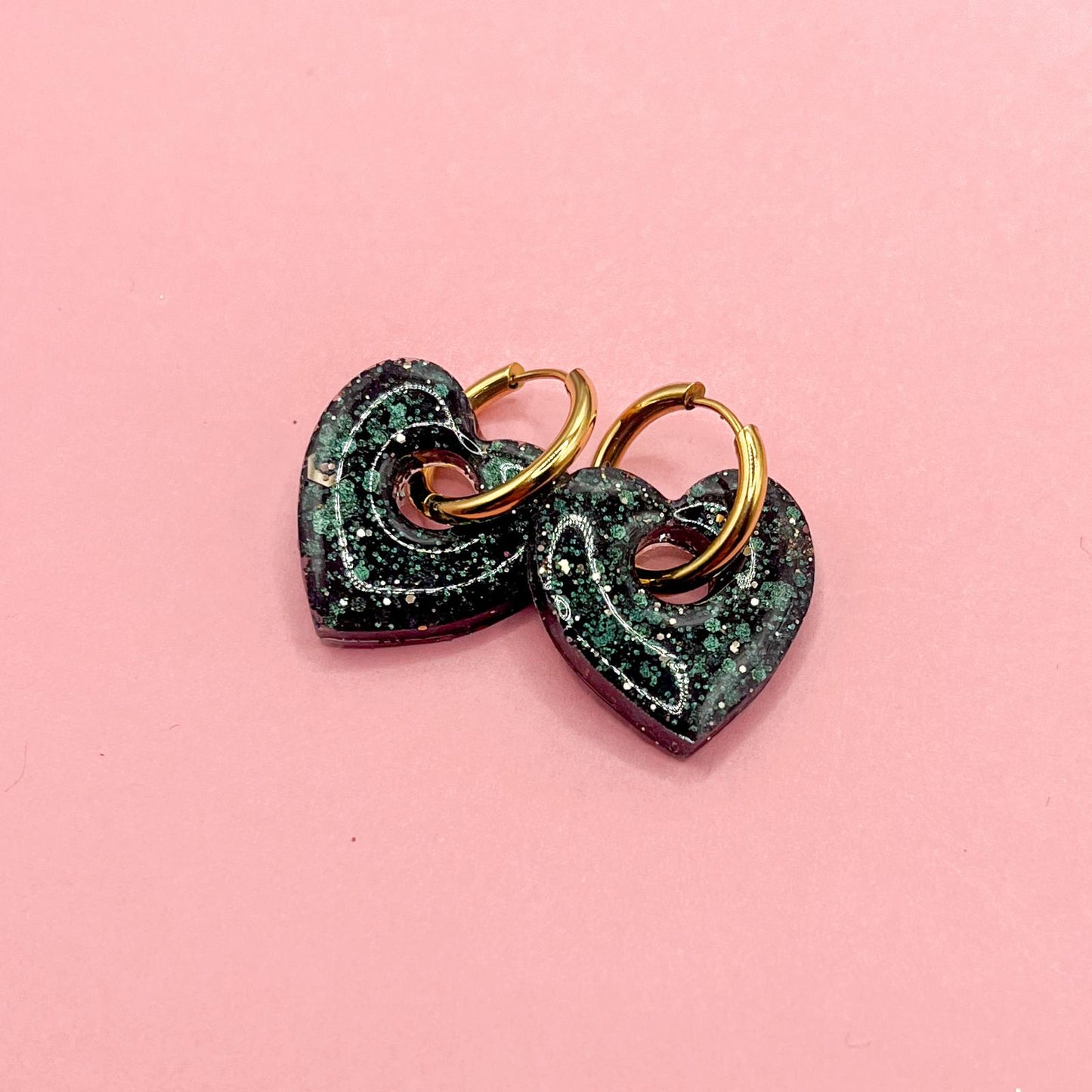 Créoles IDYLLE - Vert Forêt/Or