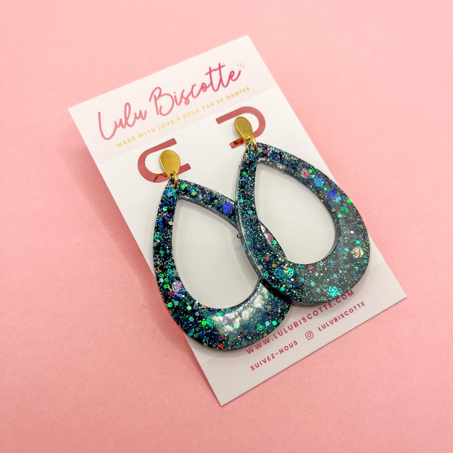 Boucles d'Oreilles MIRA -Galaxie