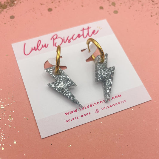 Créoles LUZ - Argent