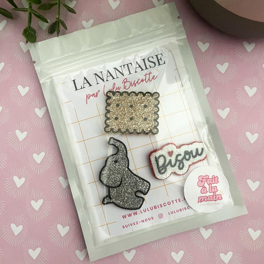 Trio de pin's "LA NANTAISE"