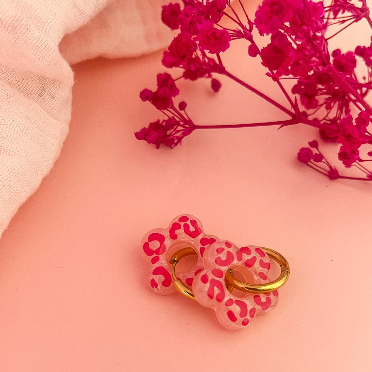 Pampilles CHLOE Léopard - Rose/Fushia