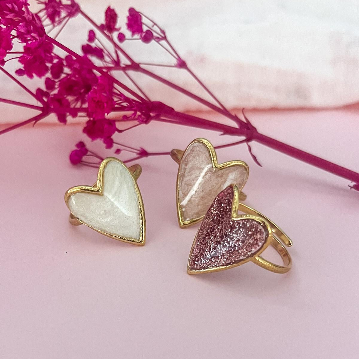 Bague Coeur réglable